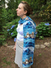 Ocean Animals Animal Viscose Scarf- Sea Otter and Dolphins - Best Friends and The Kiss