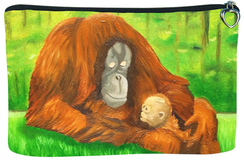 Orangutan make-up bag
