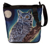 great horned owl cross body bag