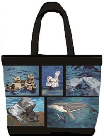 Ocean animals tote bag