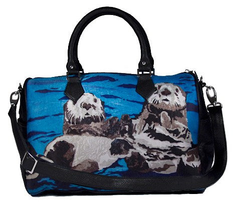 Sea otter satchel bag