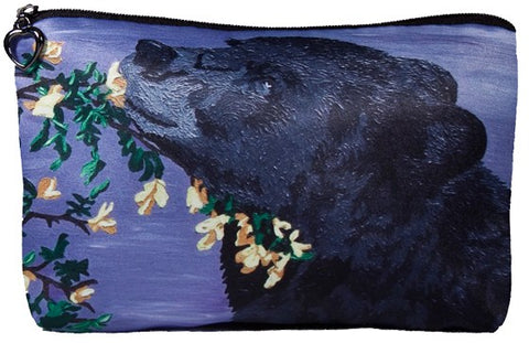 black bear zip-top pouch