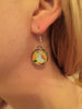 cat dangle earrings