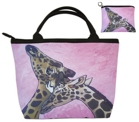 giraffe purse set