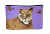 lioness monach butterfly cosmetic bag