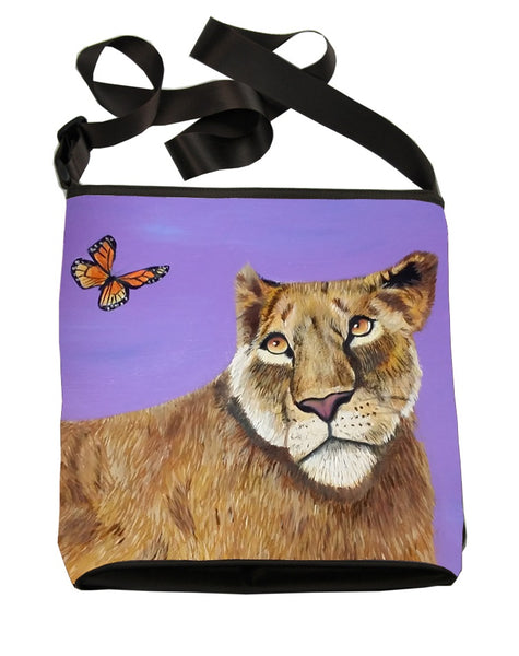 lioness cross body bag