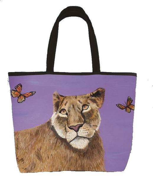 lioness shoulder bag