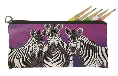 zebra pencil bag