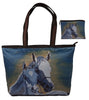 horse shoulder bag and matching change purse