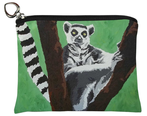 Ring-tailed lemur coin purse