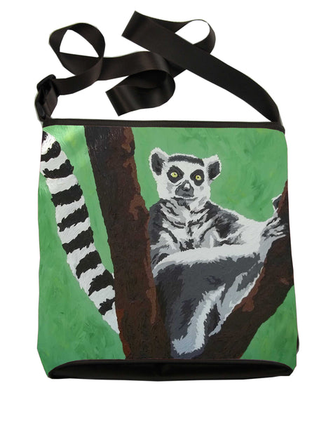 Ring-tailed lemur  cross body bag
