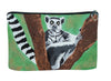 Ring-tailed lemur make-up bag