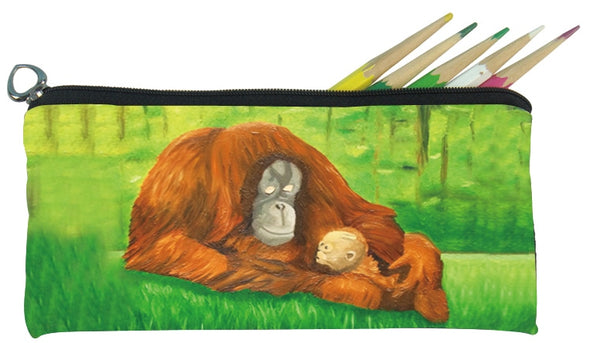 Orangutan pencil bag