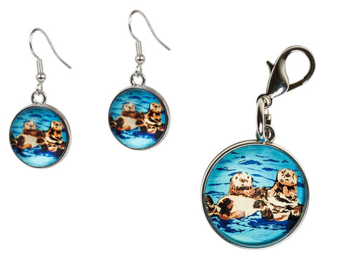 sea otters Jewelry Set