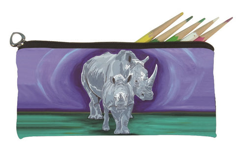rhino pencil bag