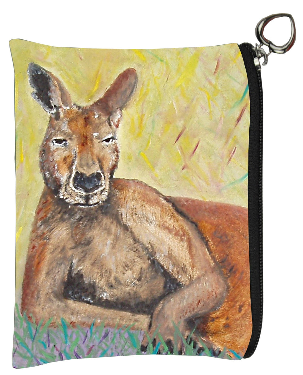 Small Makeup Bag for Purse,Animal Portrait Kangaroo,Travel Cosmetic Bag  Makeup Pouch for Women : Amazon.ca: Clothing, Shoes & Accessories