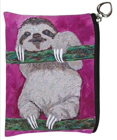sloth coin purse