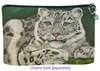 Snow Leopard Cosmetic Bag - Highland Veil