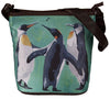 Caroling christmas penguins bag
