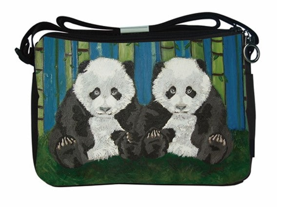 panda messenger bag