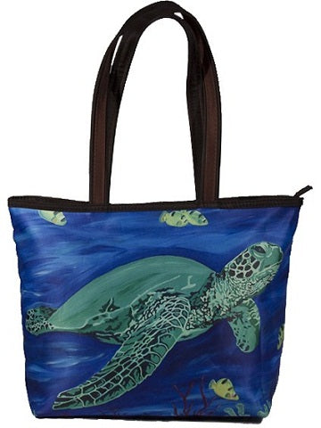 sea turtle tote bag