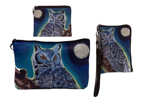 Great Horned Owl Three Piece Set- The Wise One