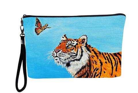 tiger wristlet with charm